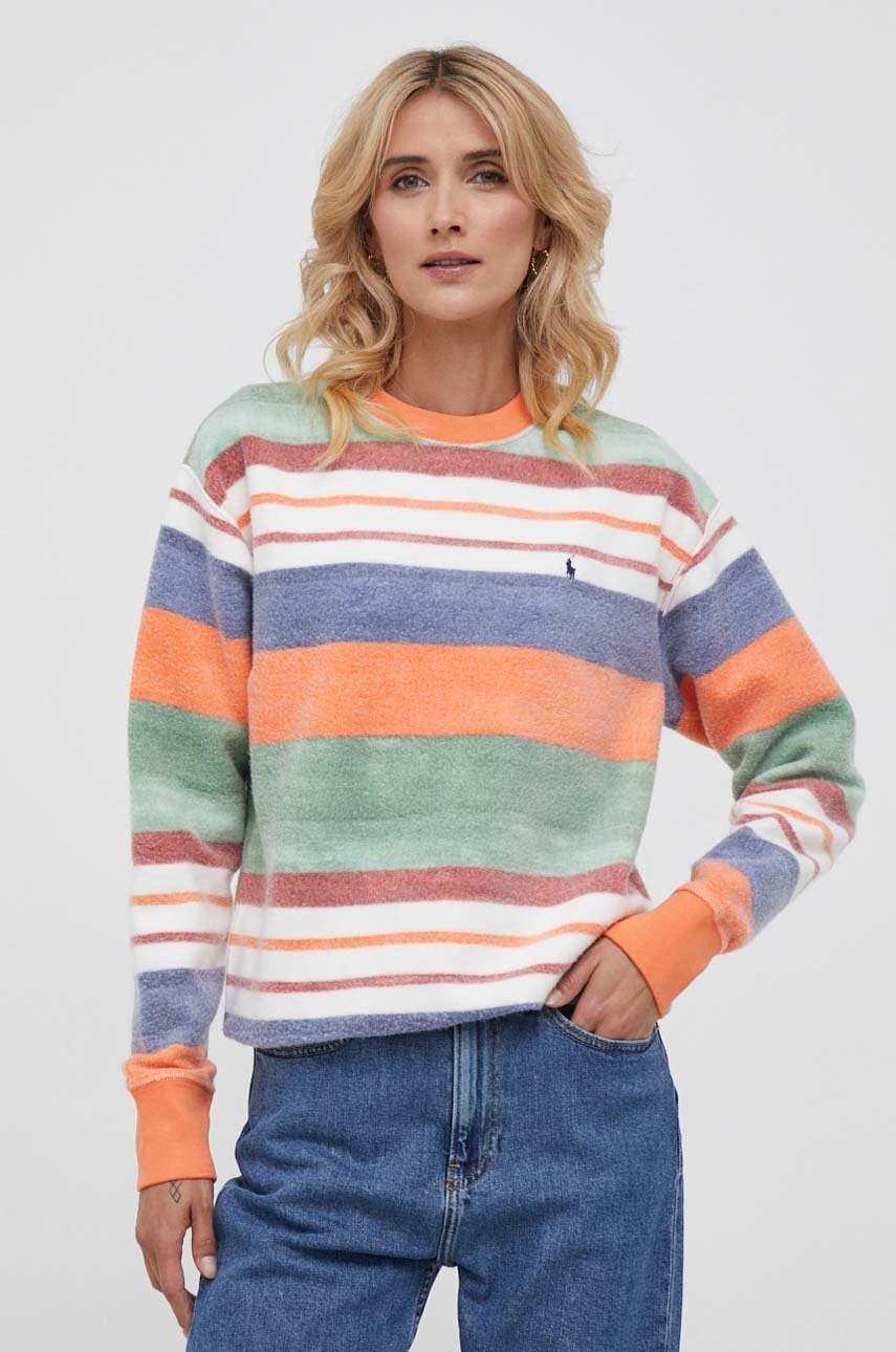 

Пуловер Polo Ralph Lauren дамски с десен, Многоцветен