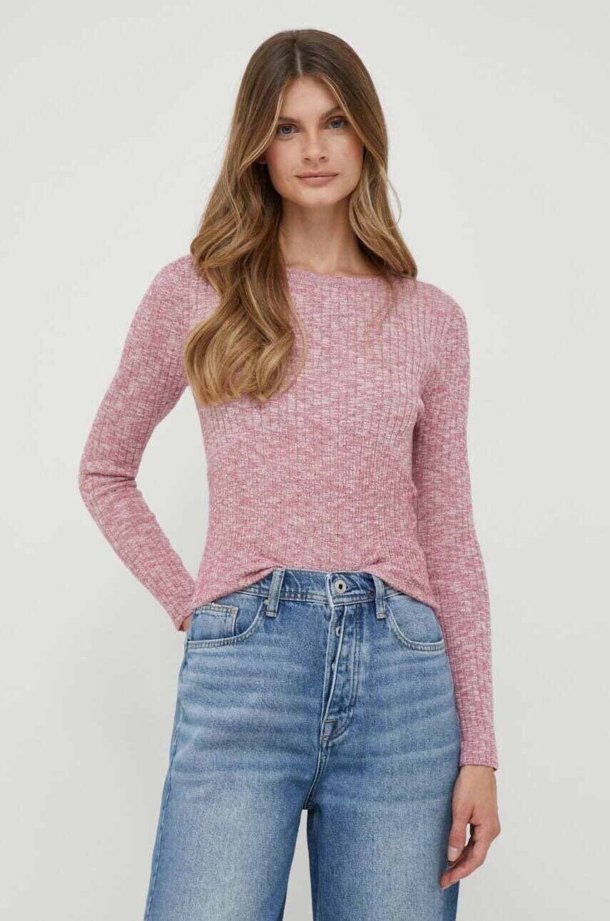 

Свитер Pepe Jeans Danica женский цвет розовый лёгкий