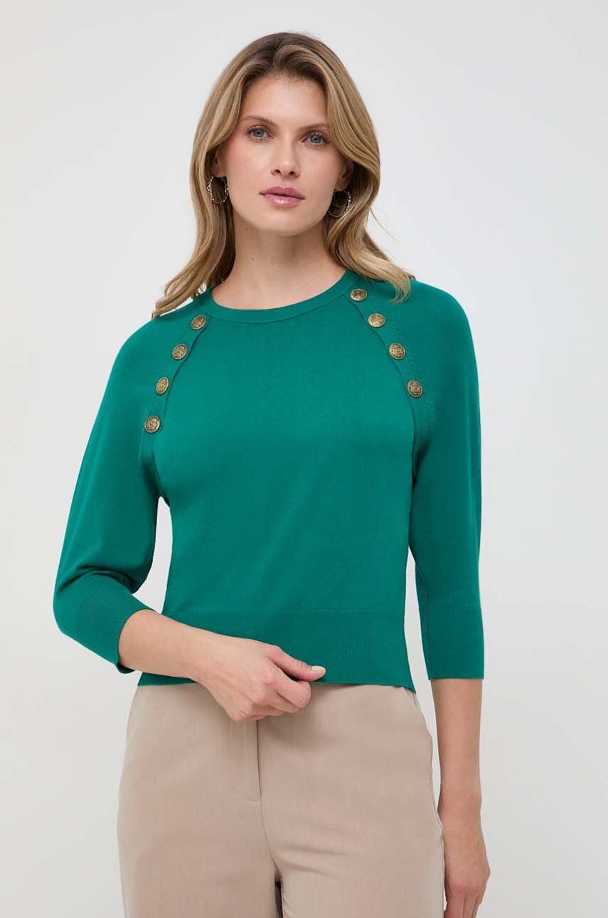 Marella Pulover Femei, Culoarea Verde, Light