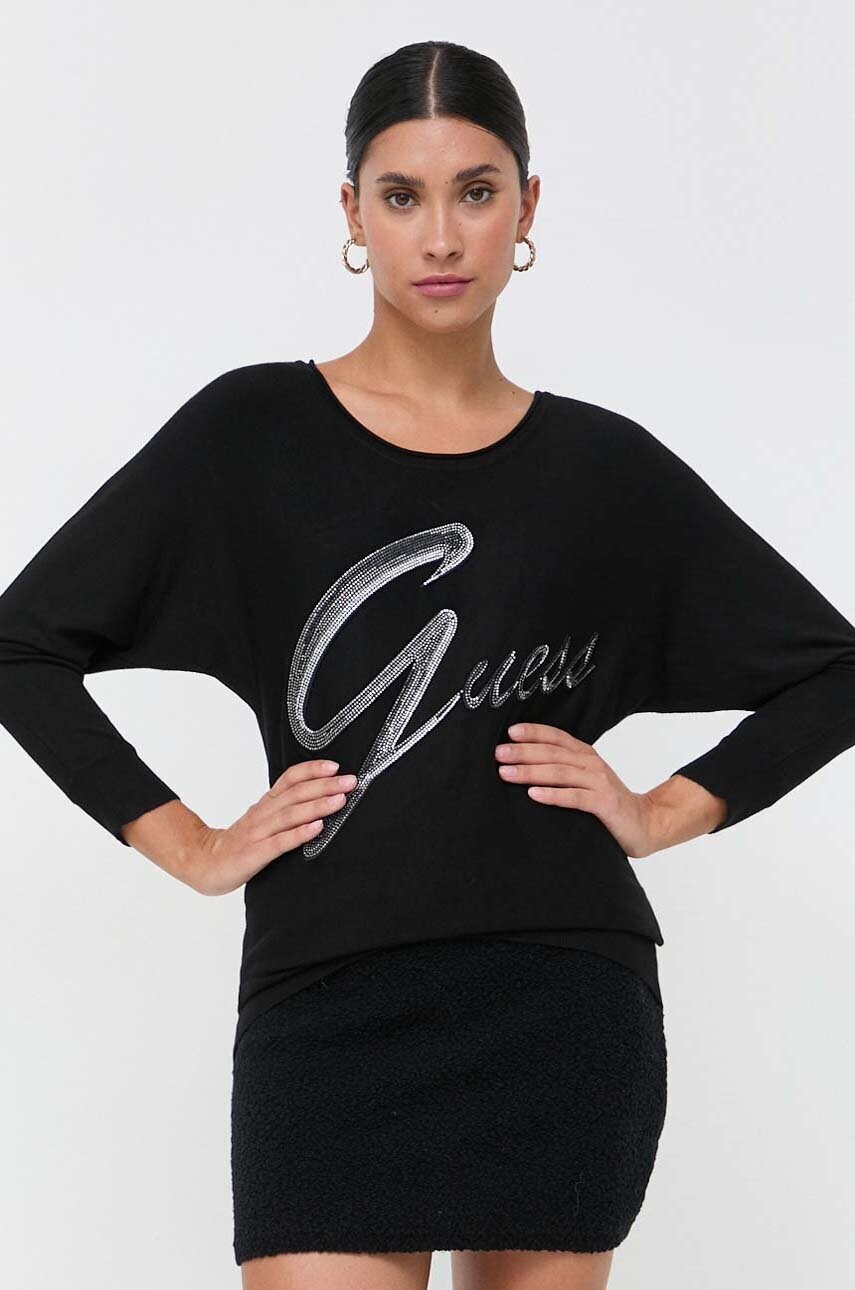 

Свитер Guess женский цвет чёрный лёгкий