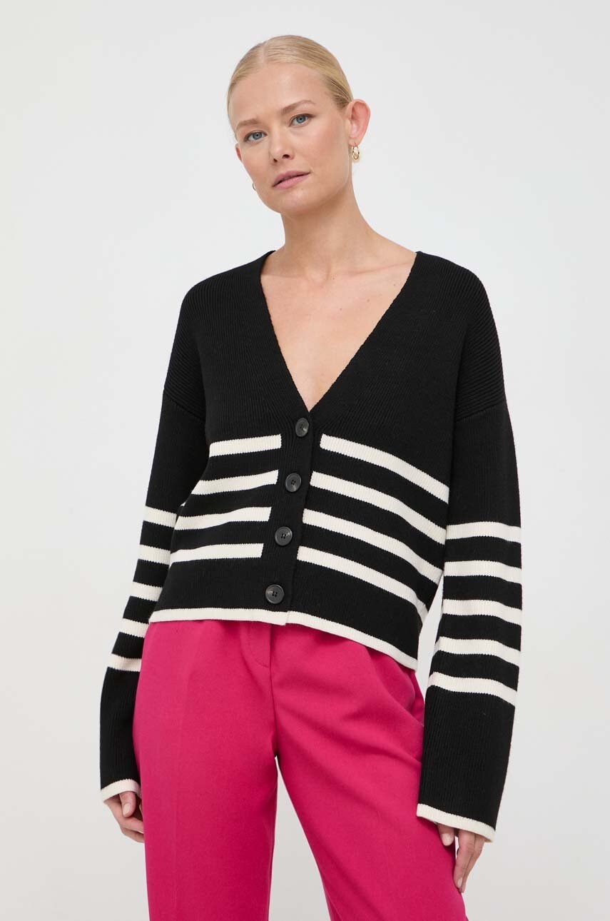 Notes Du Nord Cardigan Femei, Culoarea Negru, Light