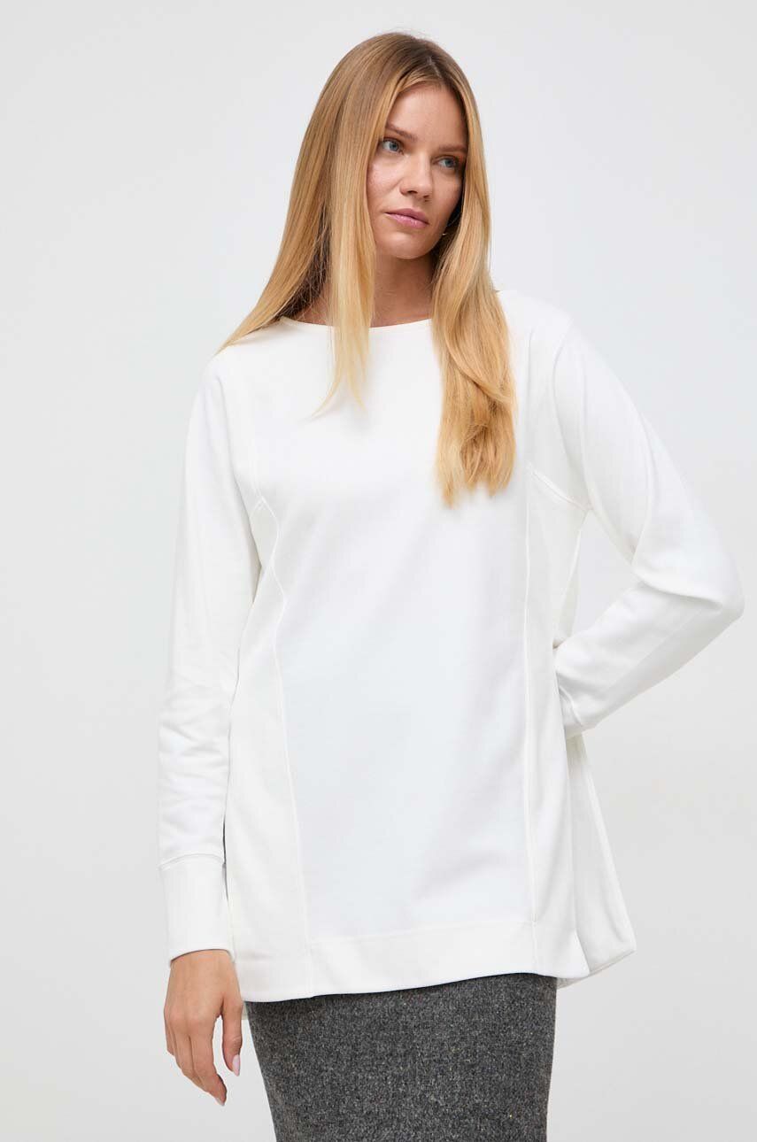 Max Mara Leisure longsleeve femei, culoarea bej