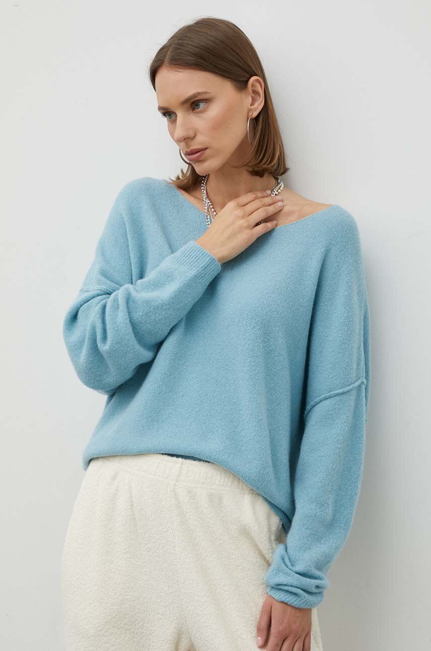 American Vintage pulover din amestec de lana femei, light
