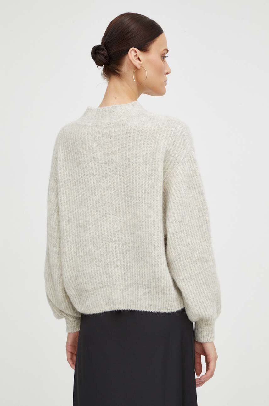 Πουλόβερ με προσθήκη μαλλιού American Vintage γυναικεία, χρώμα: γκρι φωτογραφία