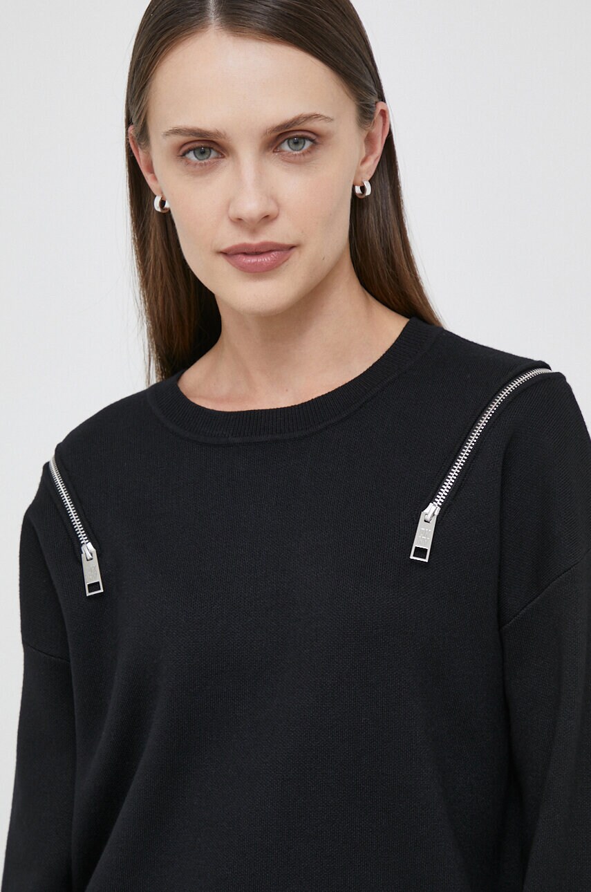 

Светр Dkny жіночий колір чорний легкий