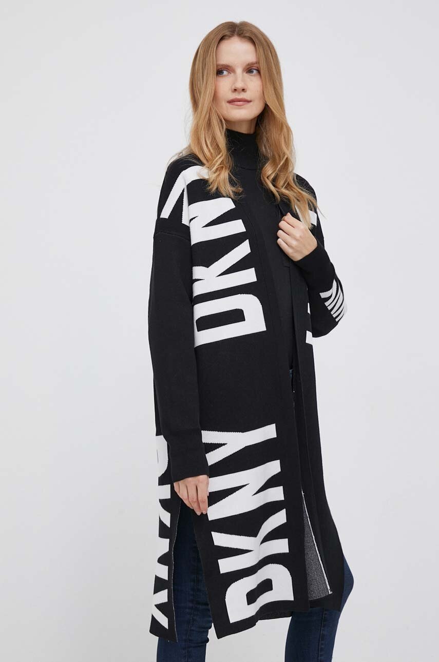 

Джемпер Dkny жіночий колір чорний легкий
