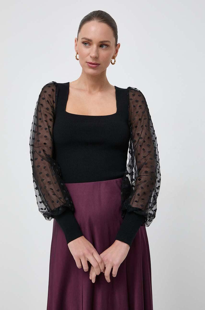 Morgan pulover femei, culoarea negru