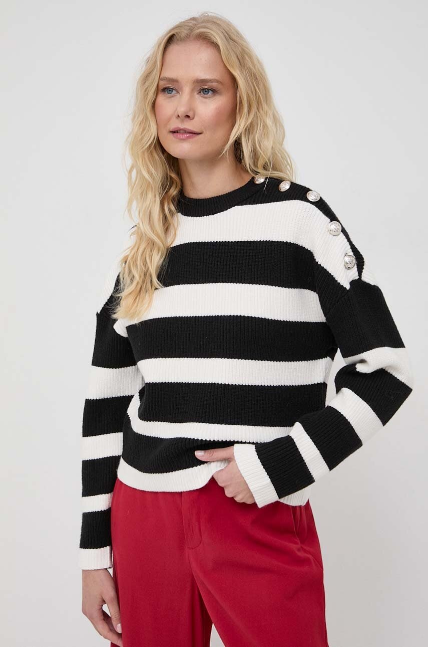 Morgan pulover femei, culoarea negru Morgan pulover femei, culoarea negru