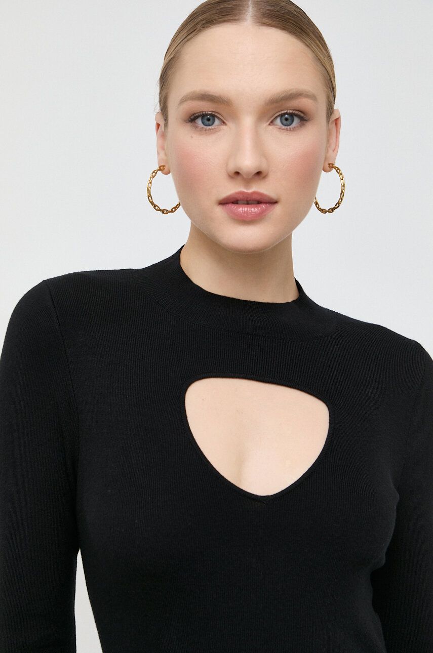 Morgan pulover femei, culoarea negru - Shoppu.ro
