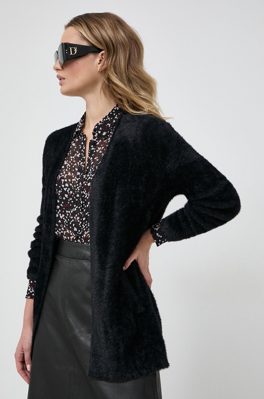 Morgan cardigan femei, culoarea negru