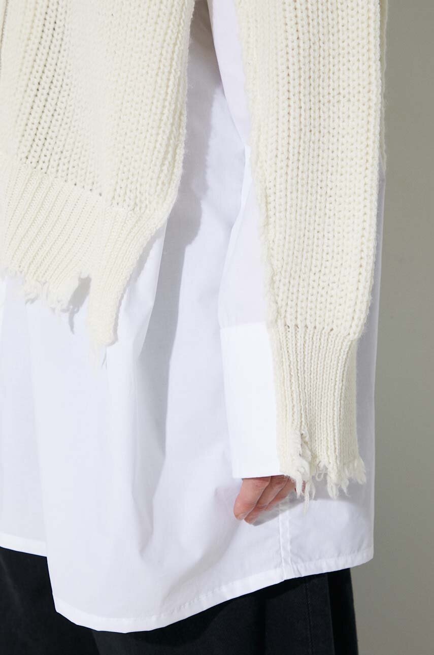 Ζακέτα από μίγμα μαλλιού MM6 Maison Margiela Cardigan φωτογραφία