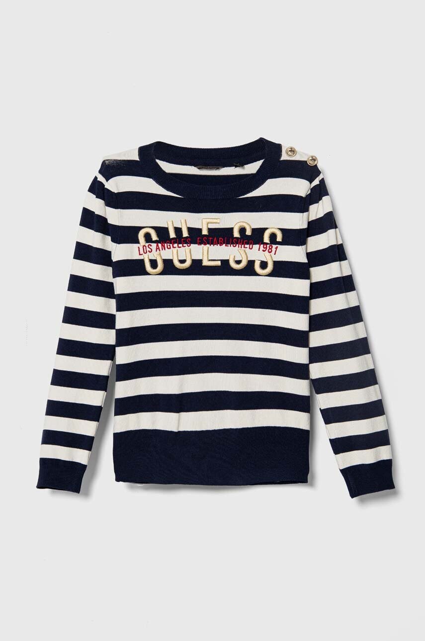 

Детский свитер Guess цвет синий лёгкий
