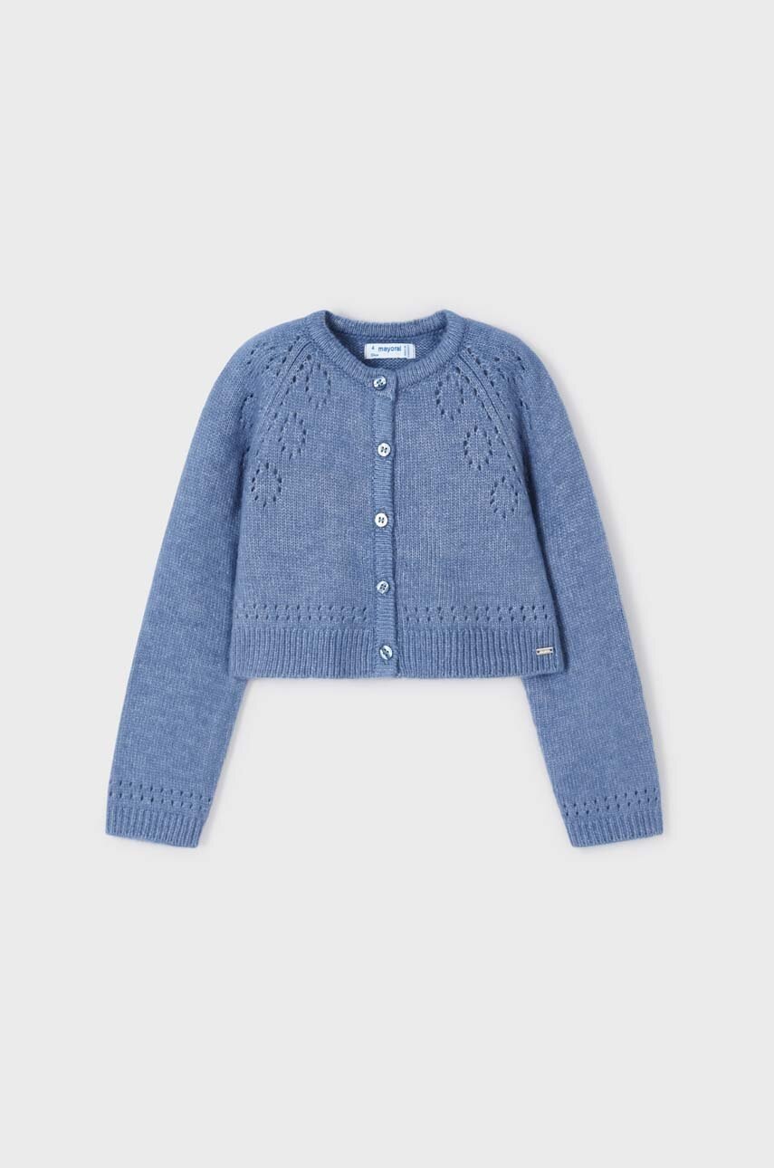 Детский кардиган с примесью шерсти Mayoral лёгкий Детский кардиган с примесью шерсти Mayoral лёгкий