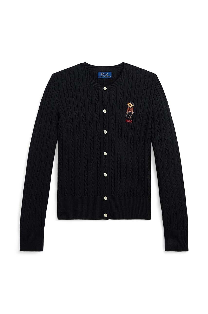 

Детский кардиган Polo Ralph Lauren цвет чёрный