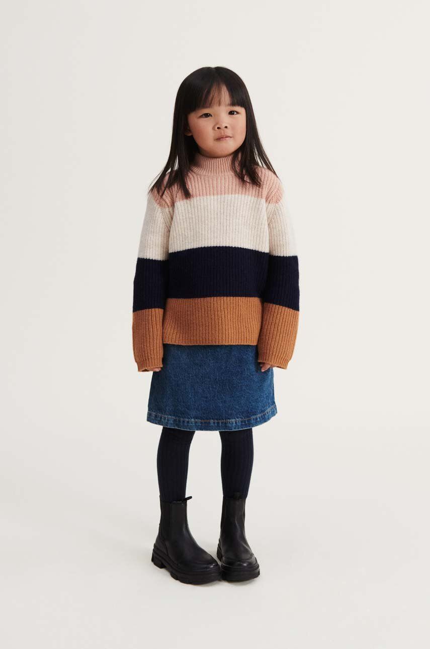 Liewood pulover de lână pentru copii culoarea portocaliu
