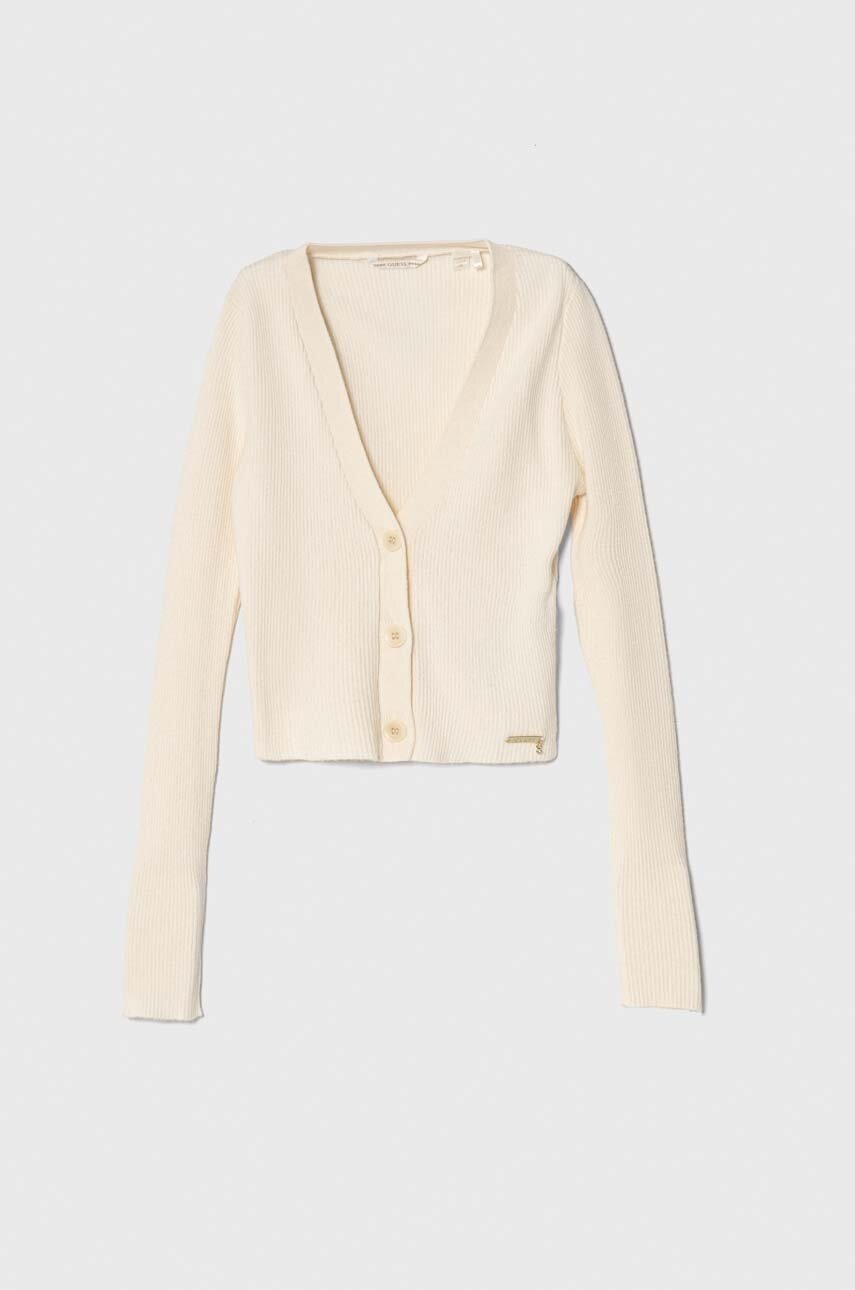 Детский кардиган Guess цвет бежевый лёгкий Детский кардиган Guess цвет бежевый лёгкий