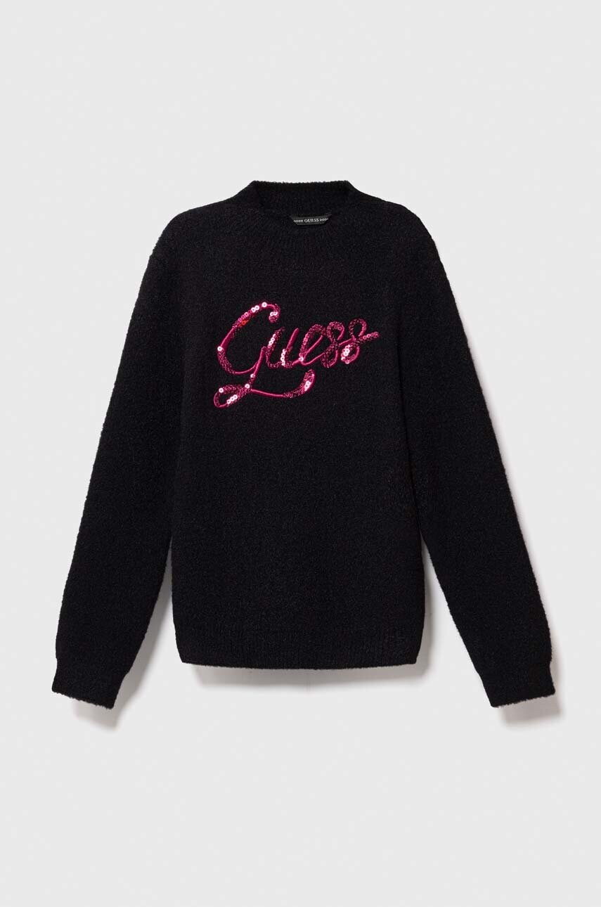 

Детский свитер Guess цвет чёрный тёплый