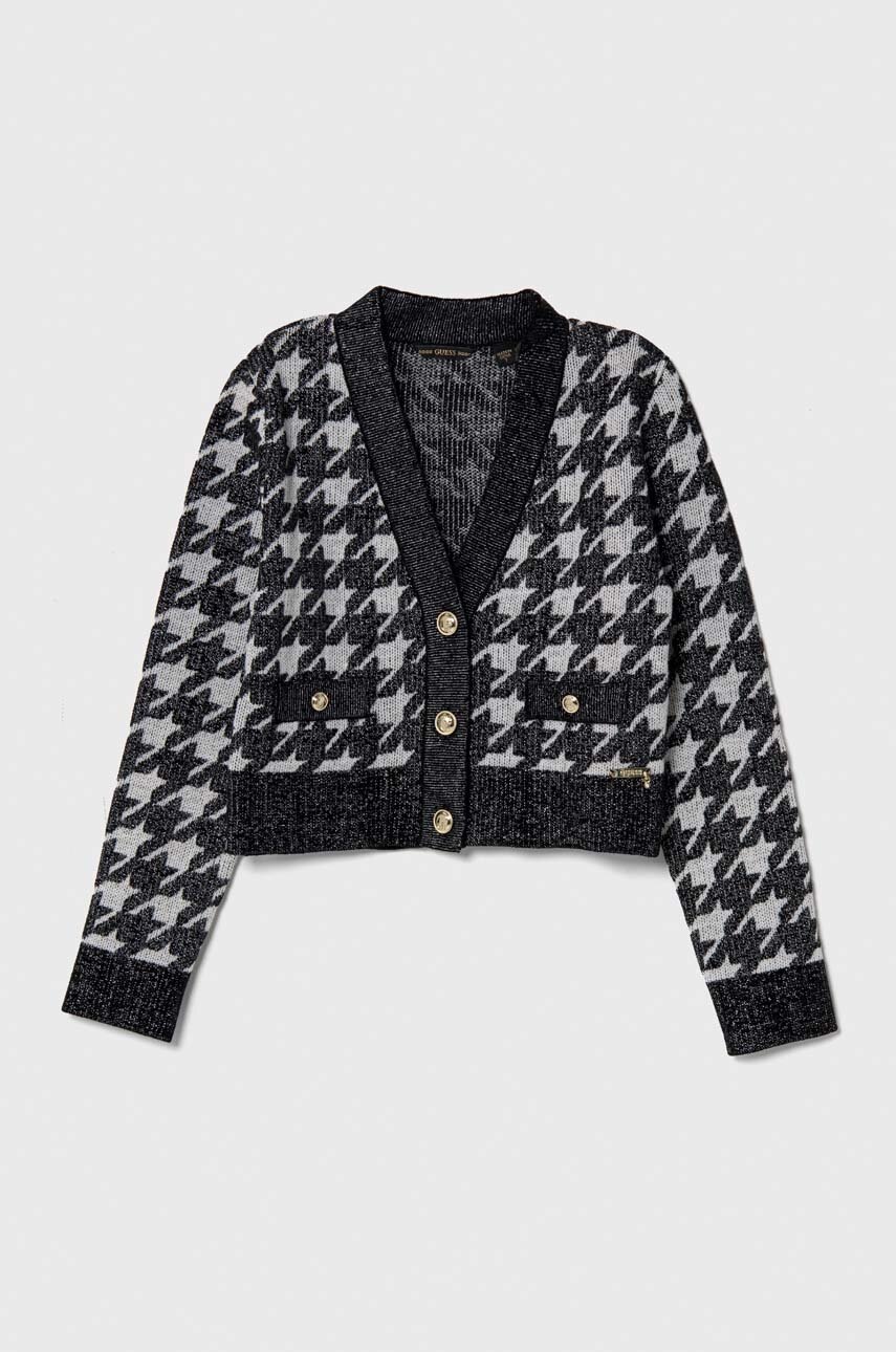 Детский кардиган Guess цвет чёрный тёплый