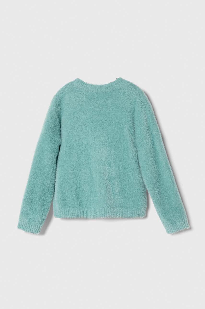 Детский кардиган United Colors of Benetton цвет бирюзовый