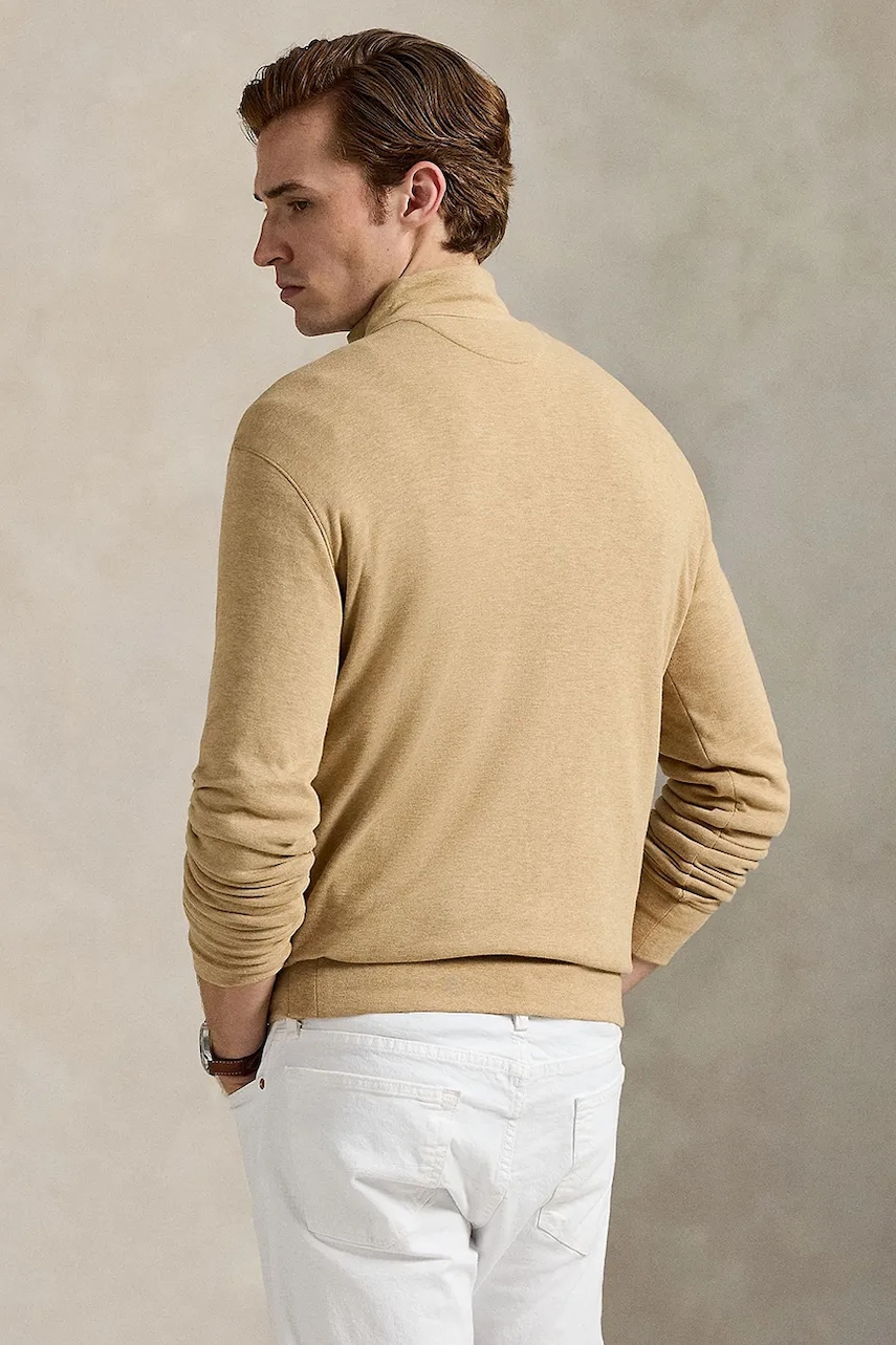 Кофта Polo Ralph Lauren цвет коричневый однотонная 710812963 Кофта Polo Ralph Lauren цвет коричневый однотонная 710812963