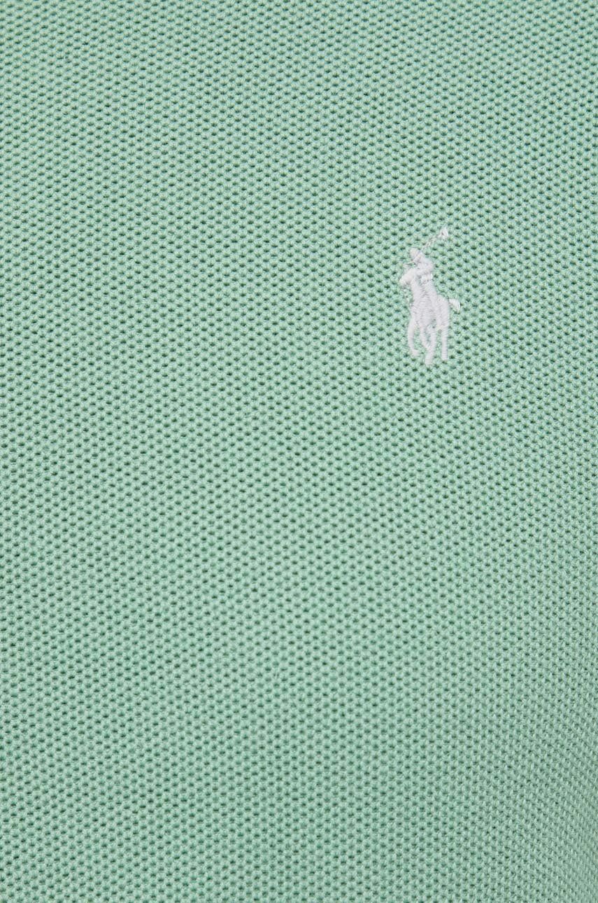Pamučni Pulover Polo Ralph Lauren Boja: Zelena, Lagani