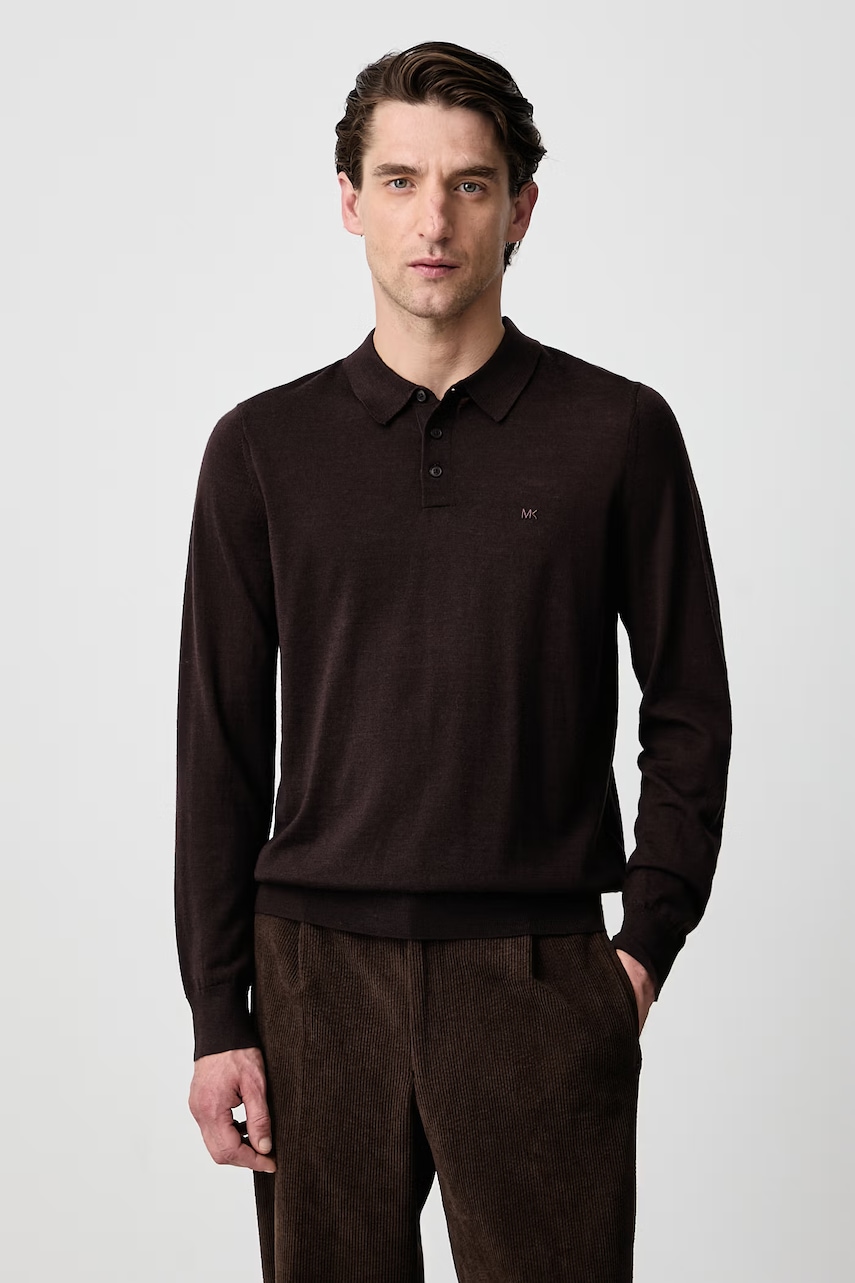 Michael Kors pulover pentru bărbați din lână merino