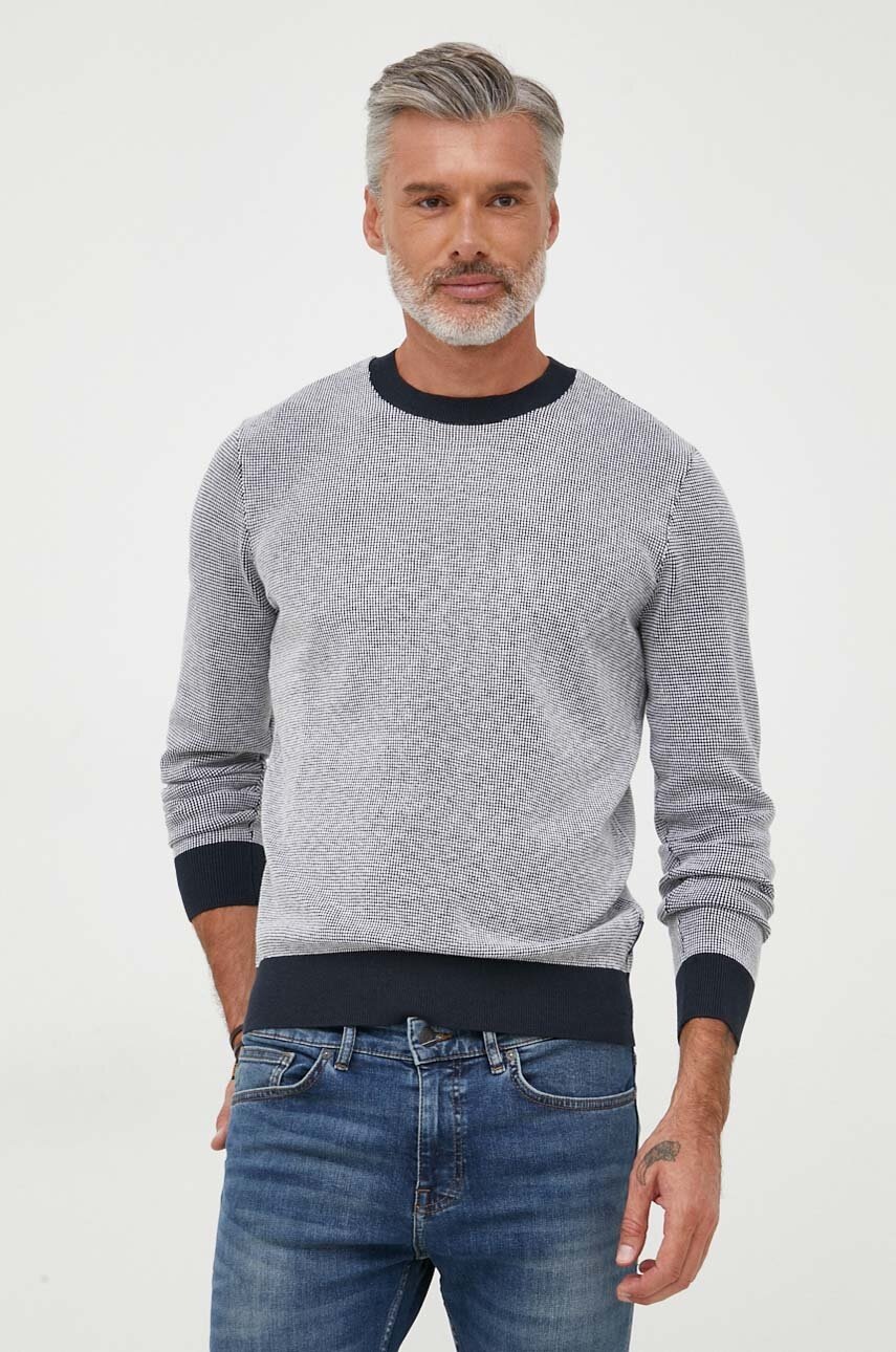 

Свитер Armani Exchange мужской цвет синий лёгкий