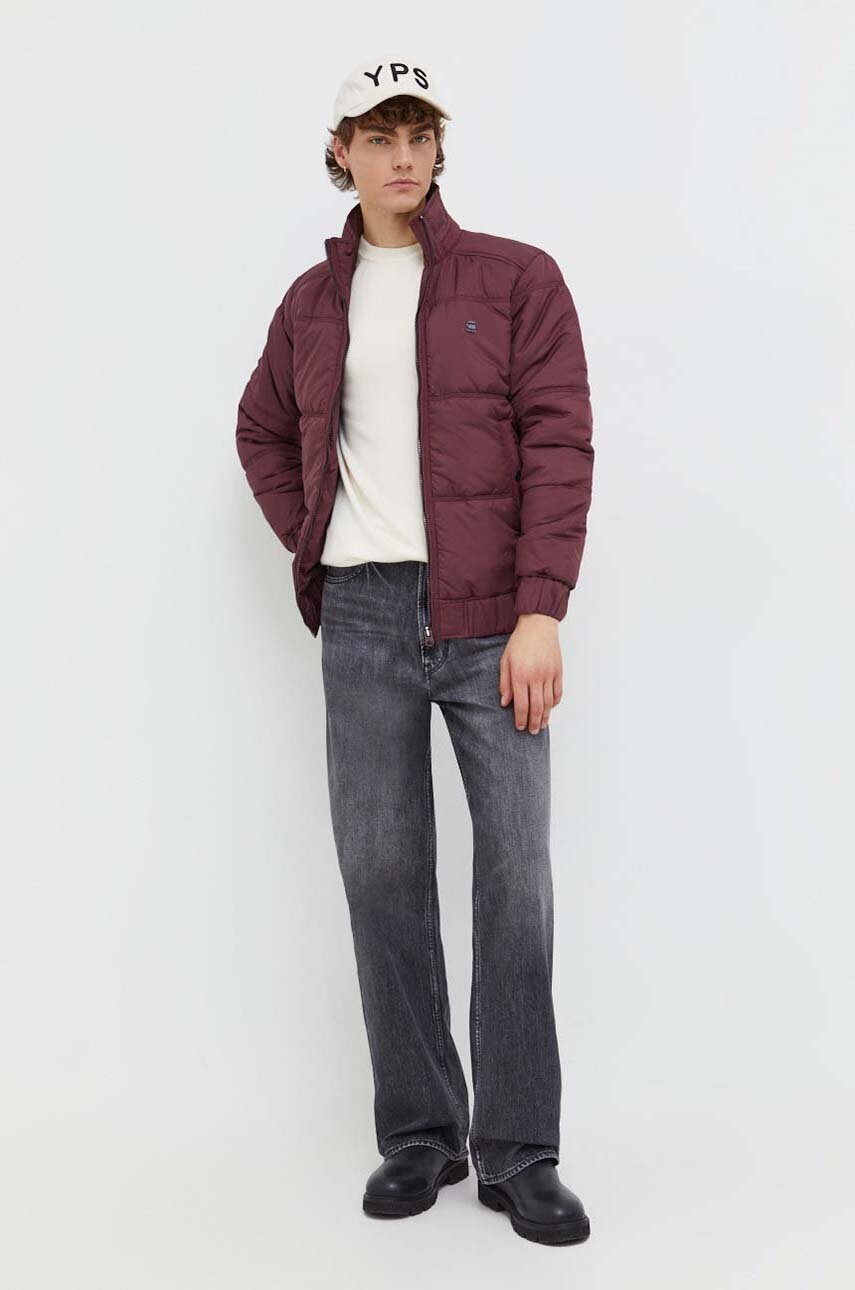 Μάλλινο πουλόβερ G-Star ανδρικά, χρώμα: πράσινο φωτογραφία