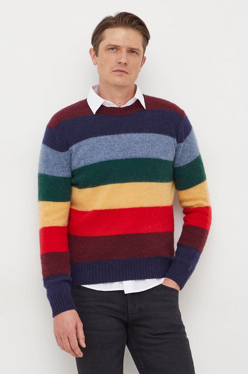 United Colors of Benetton pulover de lana barbati