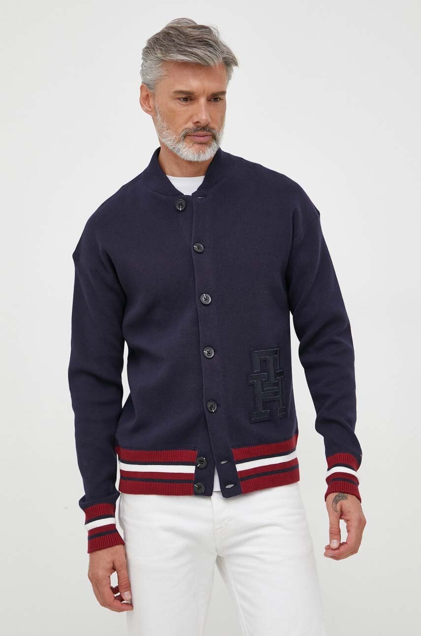 

Хлопковый кардиган Tommy Hilfiger цвет синий