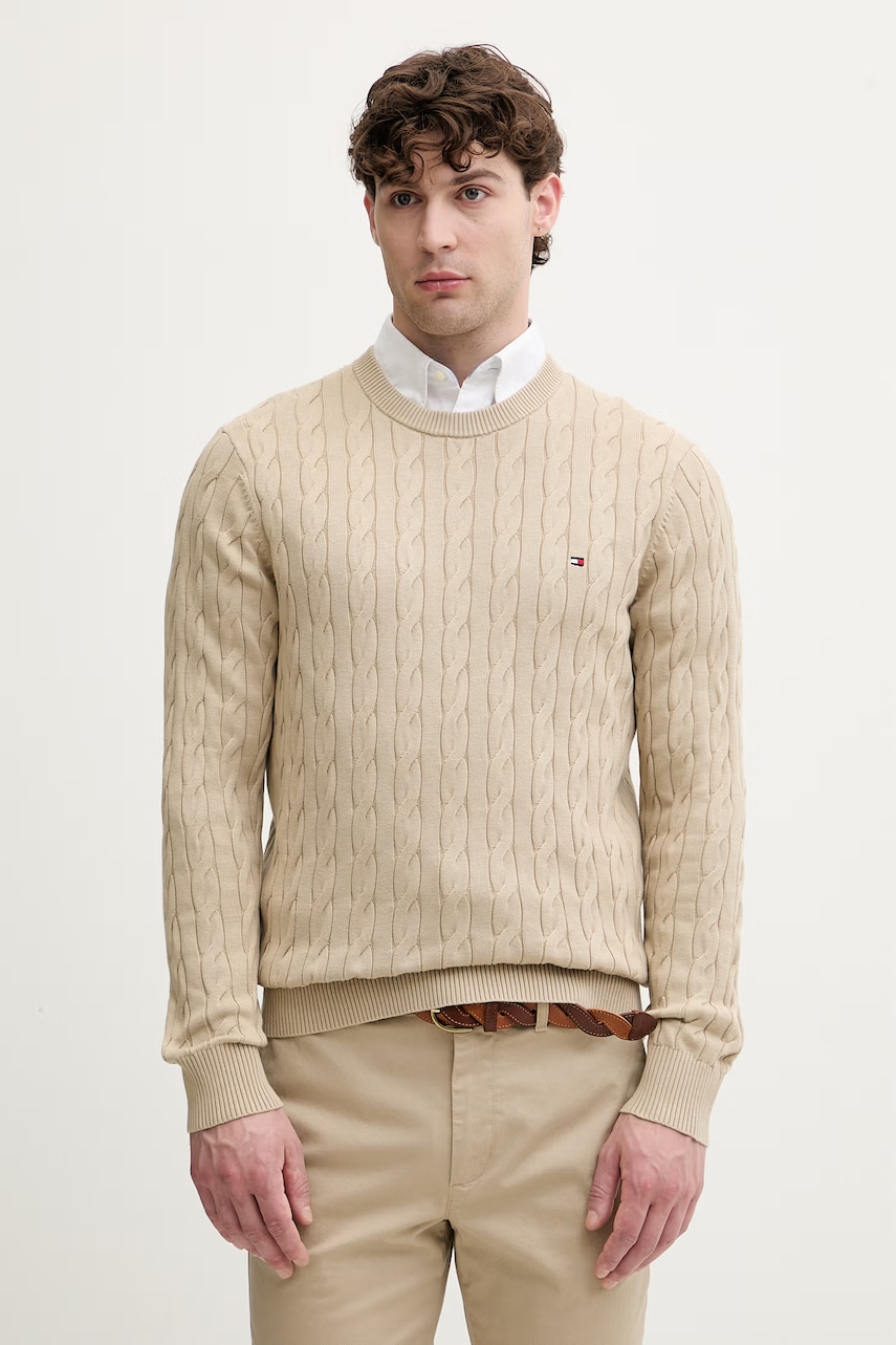 Tommy Hilfiger pulover bărbătesc din bumbac