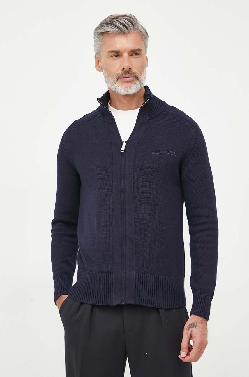 

Бавовняний кардиган Tommy Hilfiger колір синій