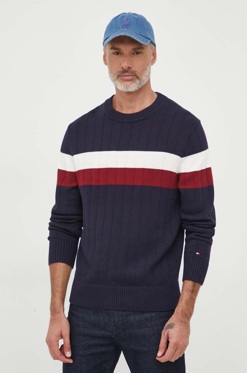 

Бавовняний светр Tommy Hilfiger колір білий