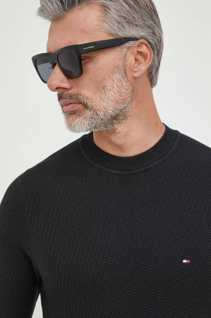 

Бавовняний светр Tommy Hilfiger колір чорний легкий