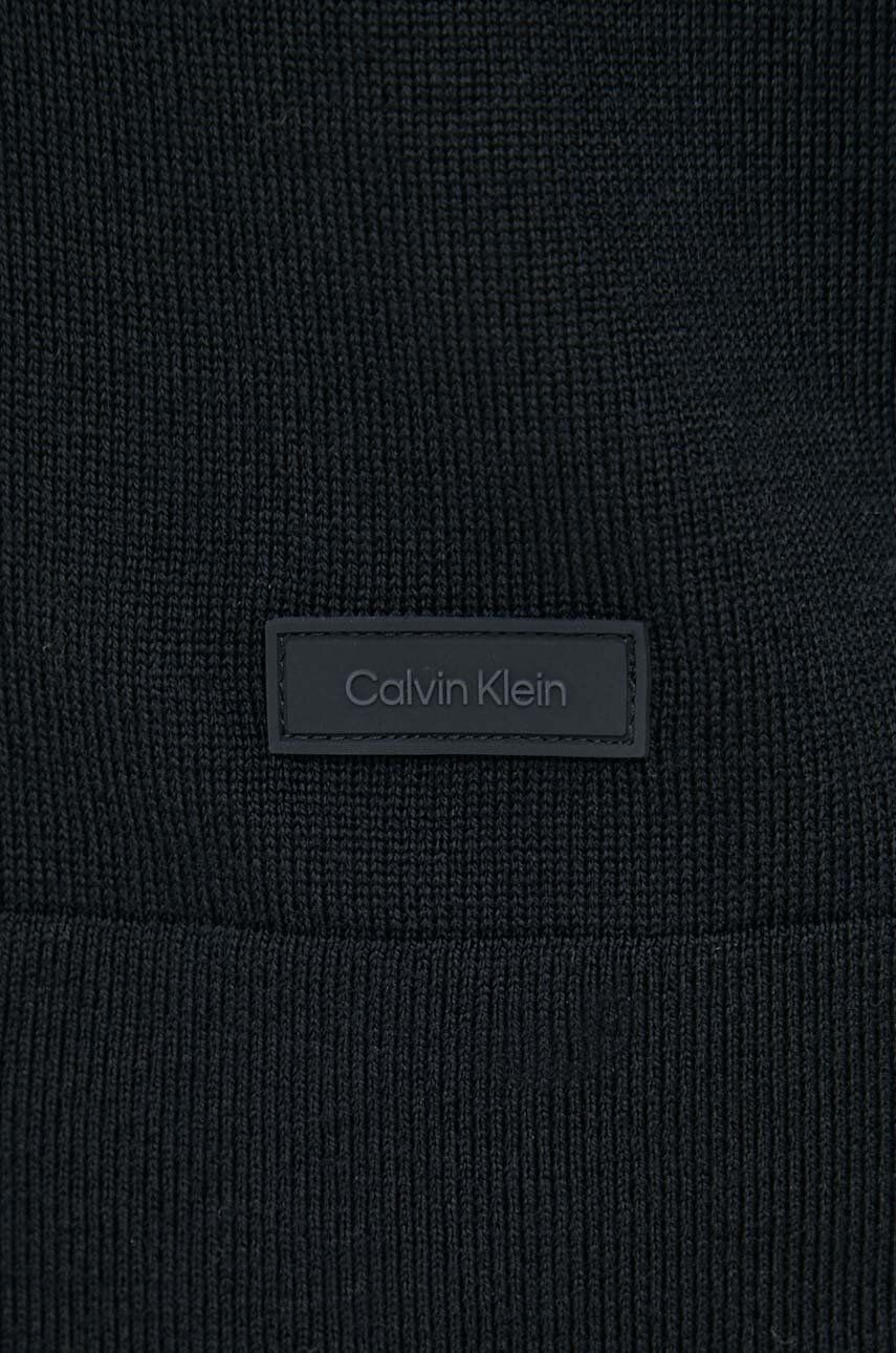 Vuneni Kardigan Calvin Klein Boja: Crna