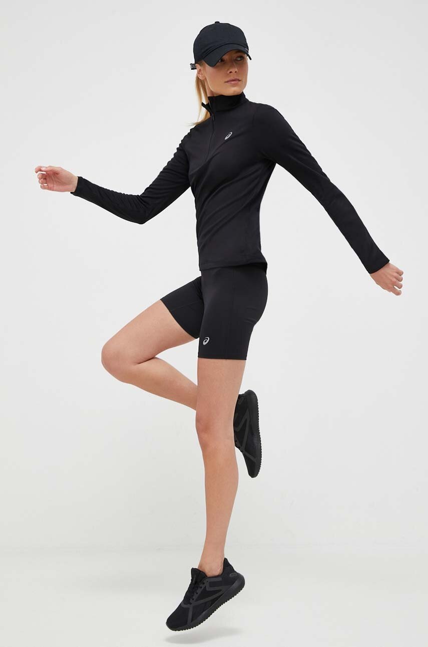 Σορτς τρεξίματος Asics Core Sprinter χρώμα: μαύρο φωτογραφία