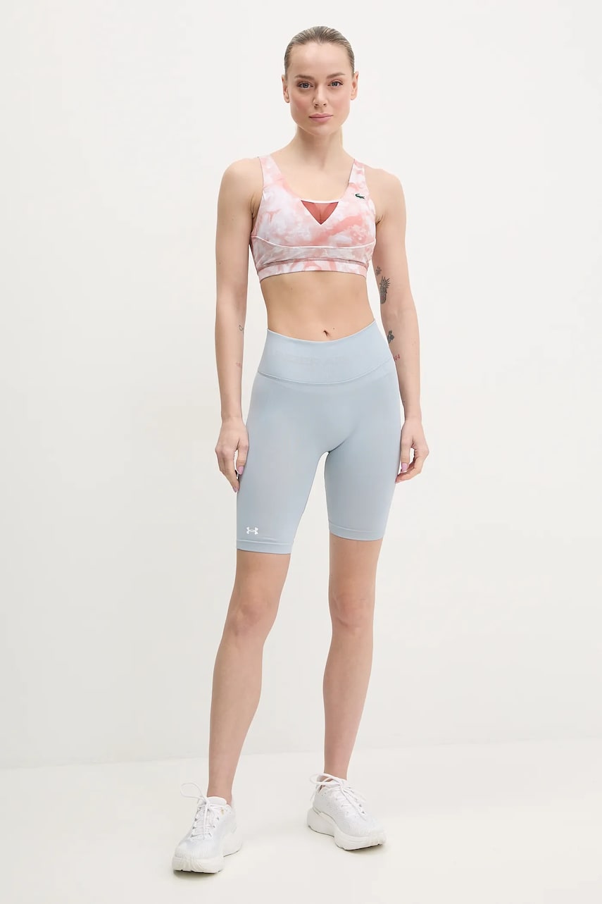 Тренировочные шорты Under Armour Train Seamless однотонные высокая посадка 1379151 Тренировочные шорты Under Armour Train Seamless однотонные высокая посадка 1379151