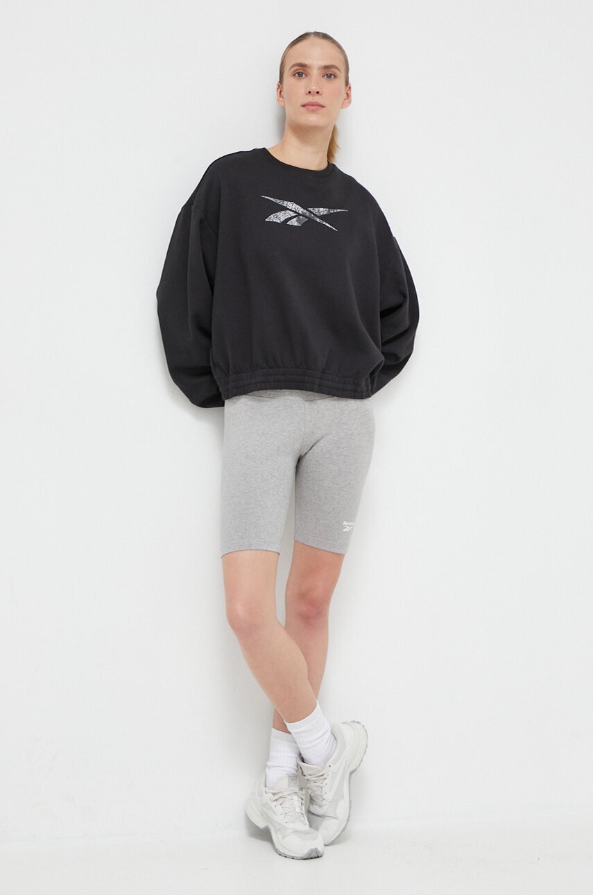 Σορτς Reebok IDENTITY χρώμα: γκρι 100031095 φωτογραφία