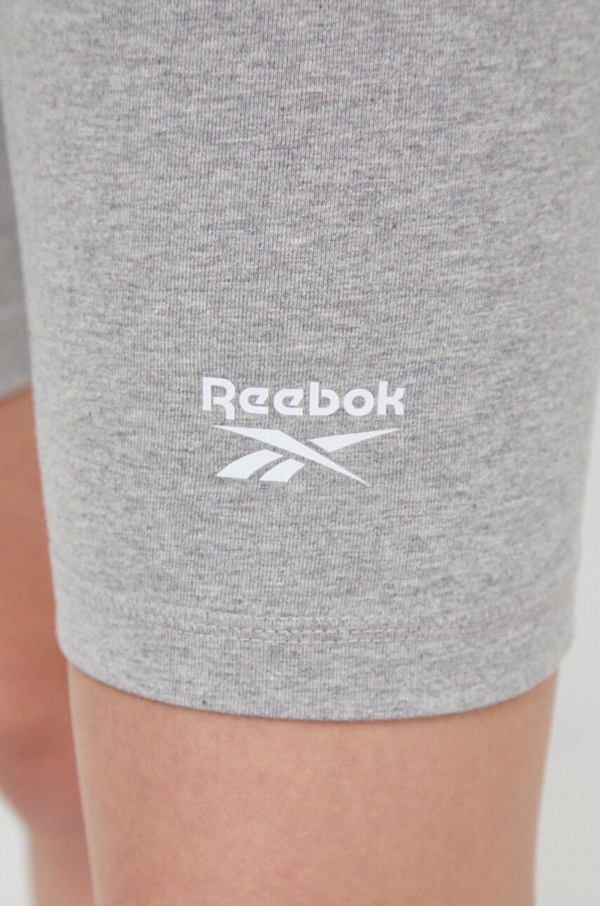 Σορτς Reebok IDENTITY χρώμα: γκρι 100031095 φωτογραφία