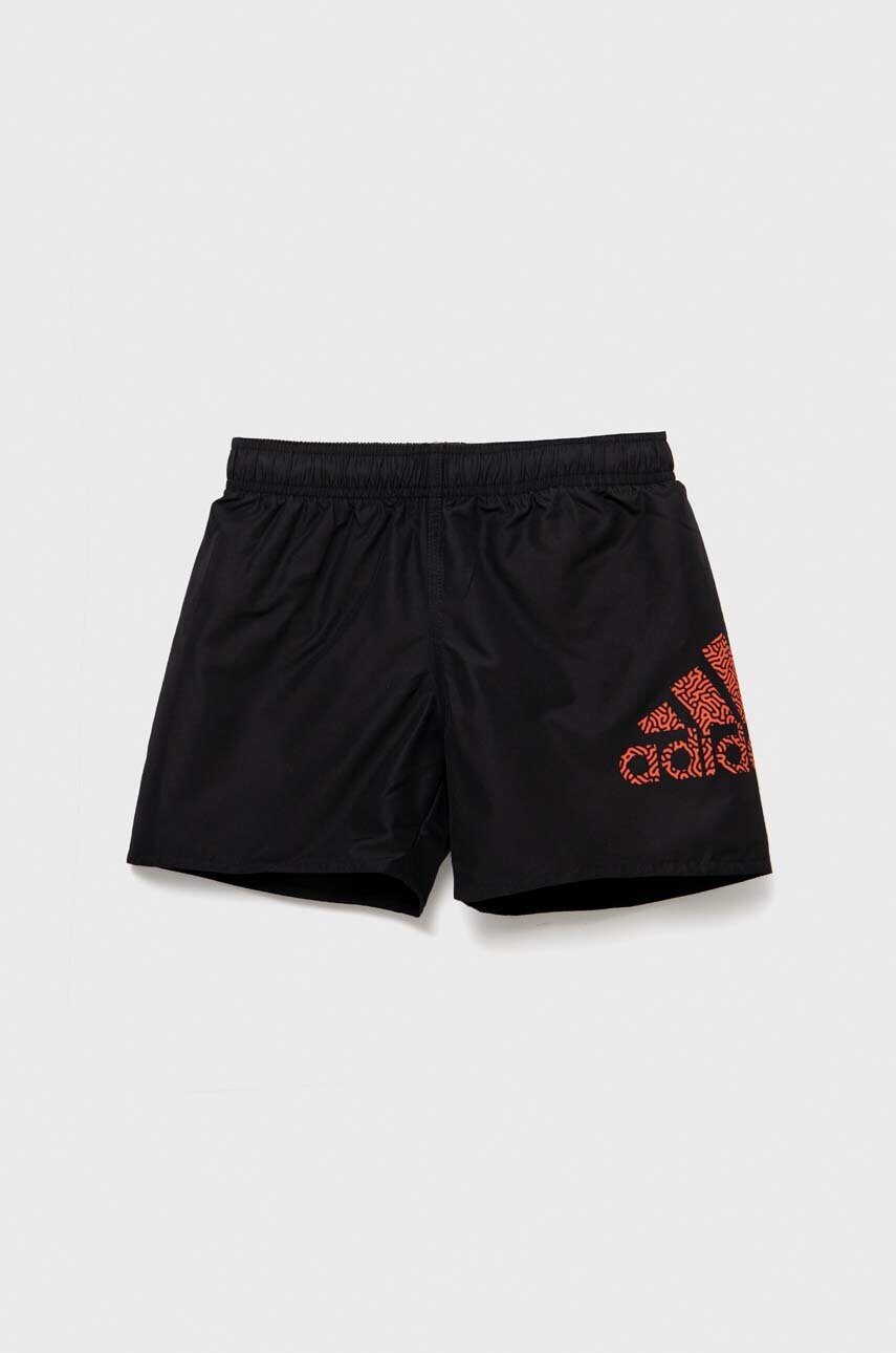 adidas Performance pantaloni scurti de baie copii culoarea negru, cu imprimeu