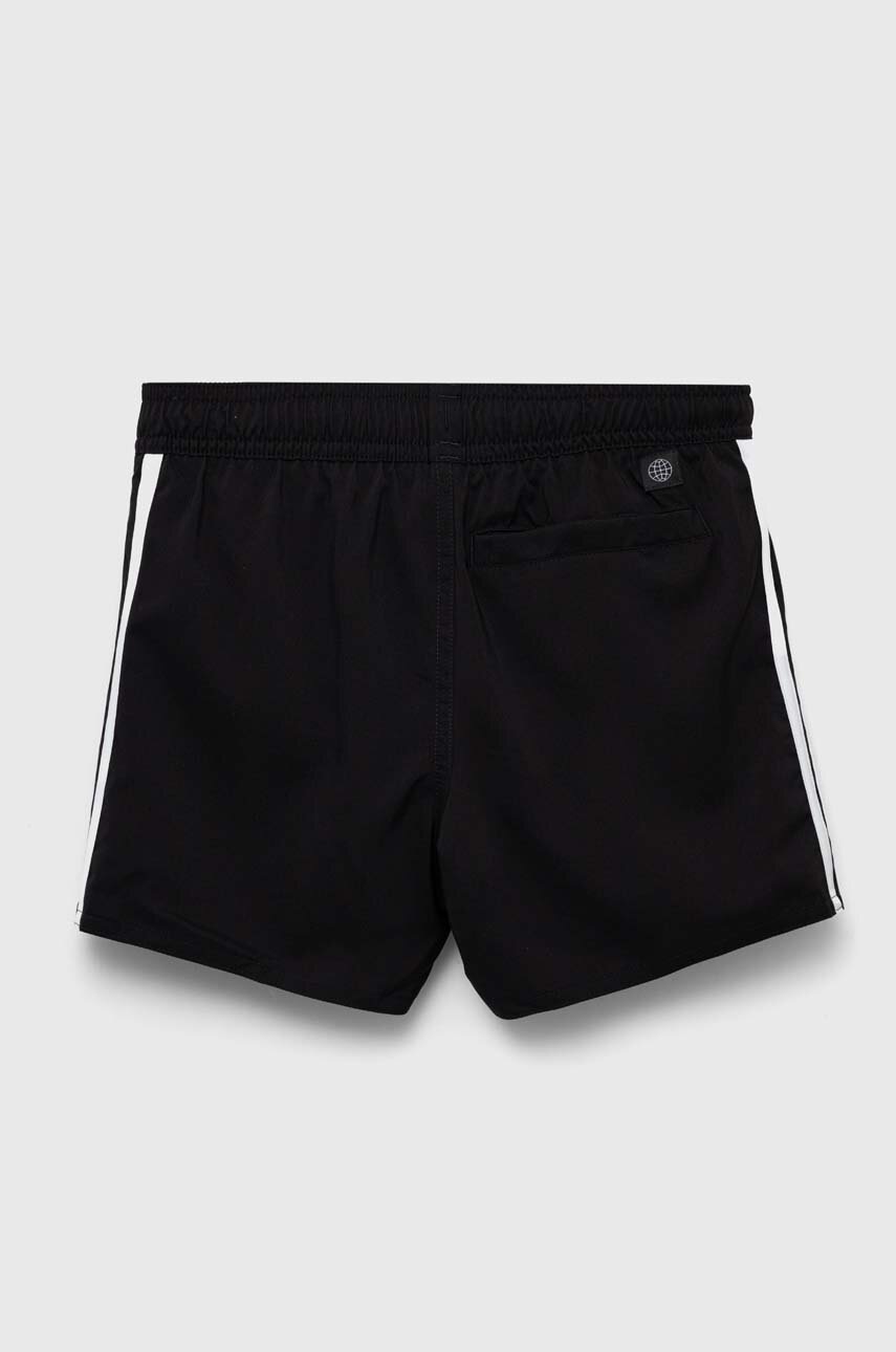 Дитячі шорти adidas Performance 3S SHO колір чорний з аплікацією регульована талія