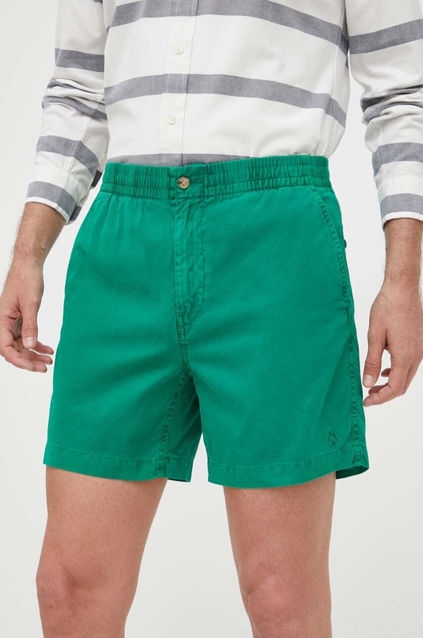 

Хлопковые шорты Polo Ralph Lauren цвет зелёный