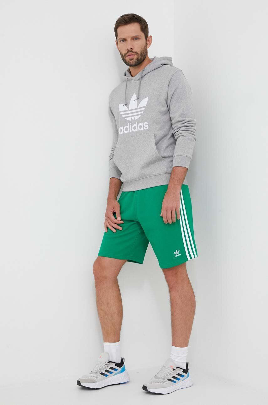 Bavlněné šortky adidas Originals zelená barva - zelená -  100 % Bavlna