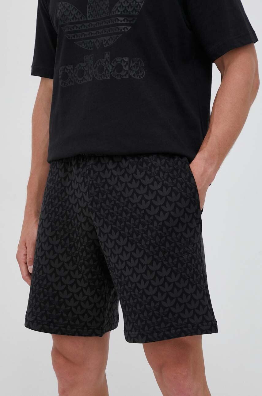 

Хлопковые шорты adidas Originals цвет чёрный