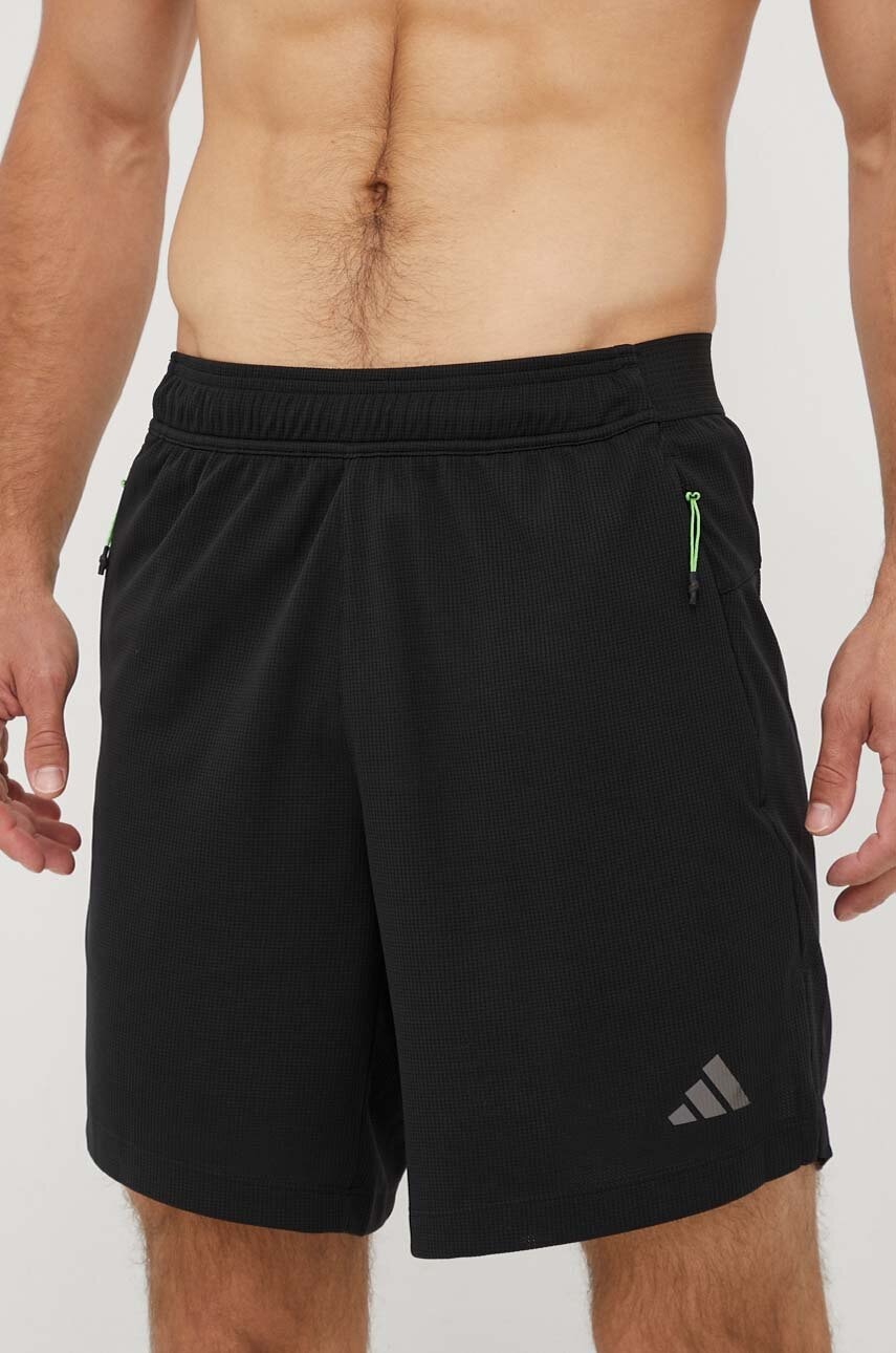 adidas Performance pantaloni scurți de antrenament HIIT Better culoarea negru