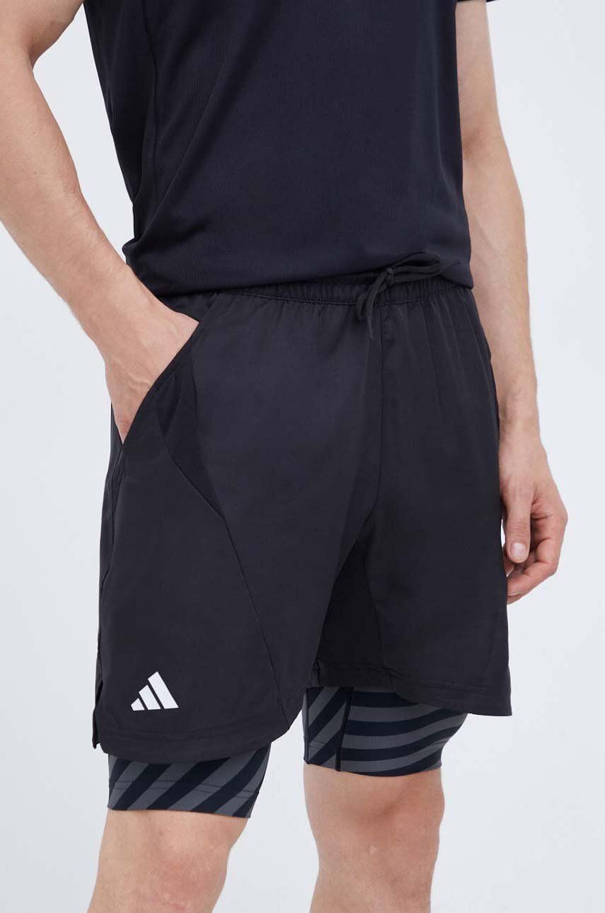 Levně Tréninkové šortky adidas Performance černá barva