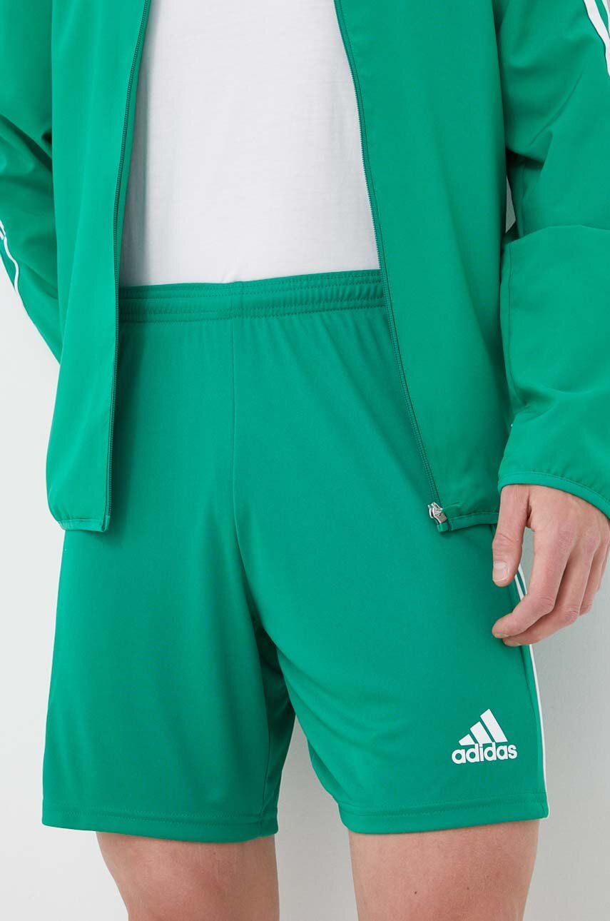 Tréninkové šortky adidas Performance Squadra 21 zelená barva - zelená -  100 % Recyklovaný poly