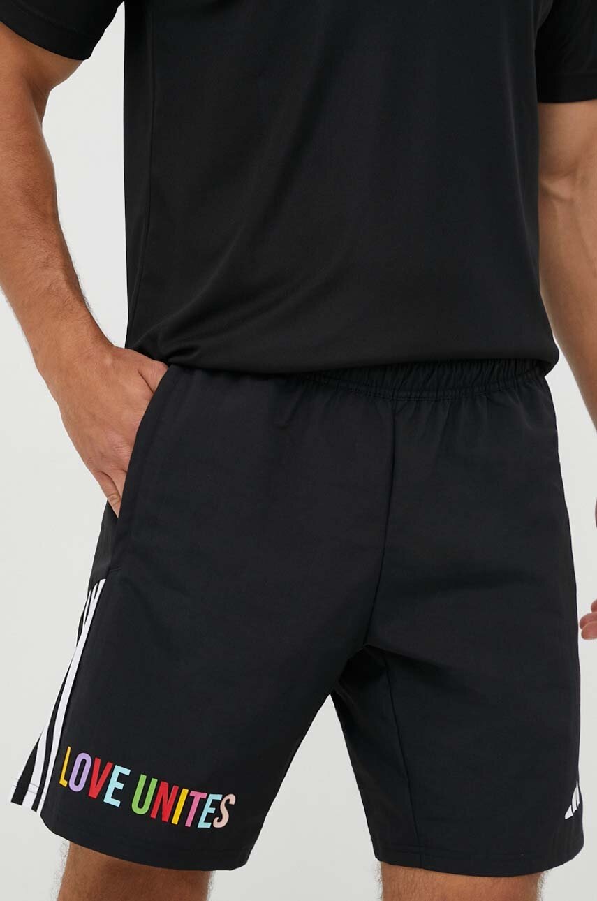 Adidas Performance Pantaloni Scurti De Antrenament Pride Tiro Downtime Culoarea Negru