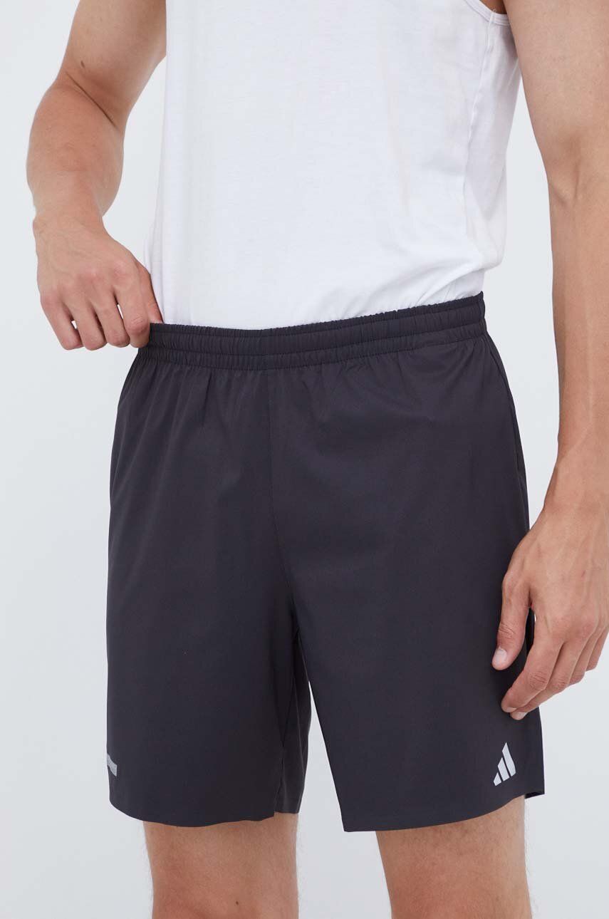 Levně Běžecké šortky adidas Performance Designed for Running černá barva