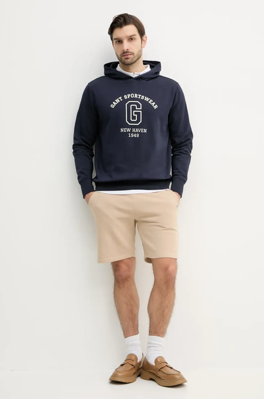 Шорты Gant мужские цвет бежевый Шорты Gant мужские цвет бежевый